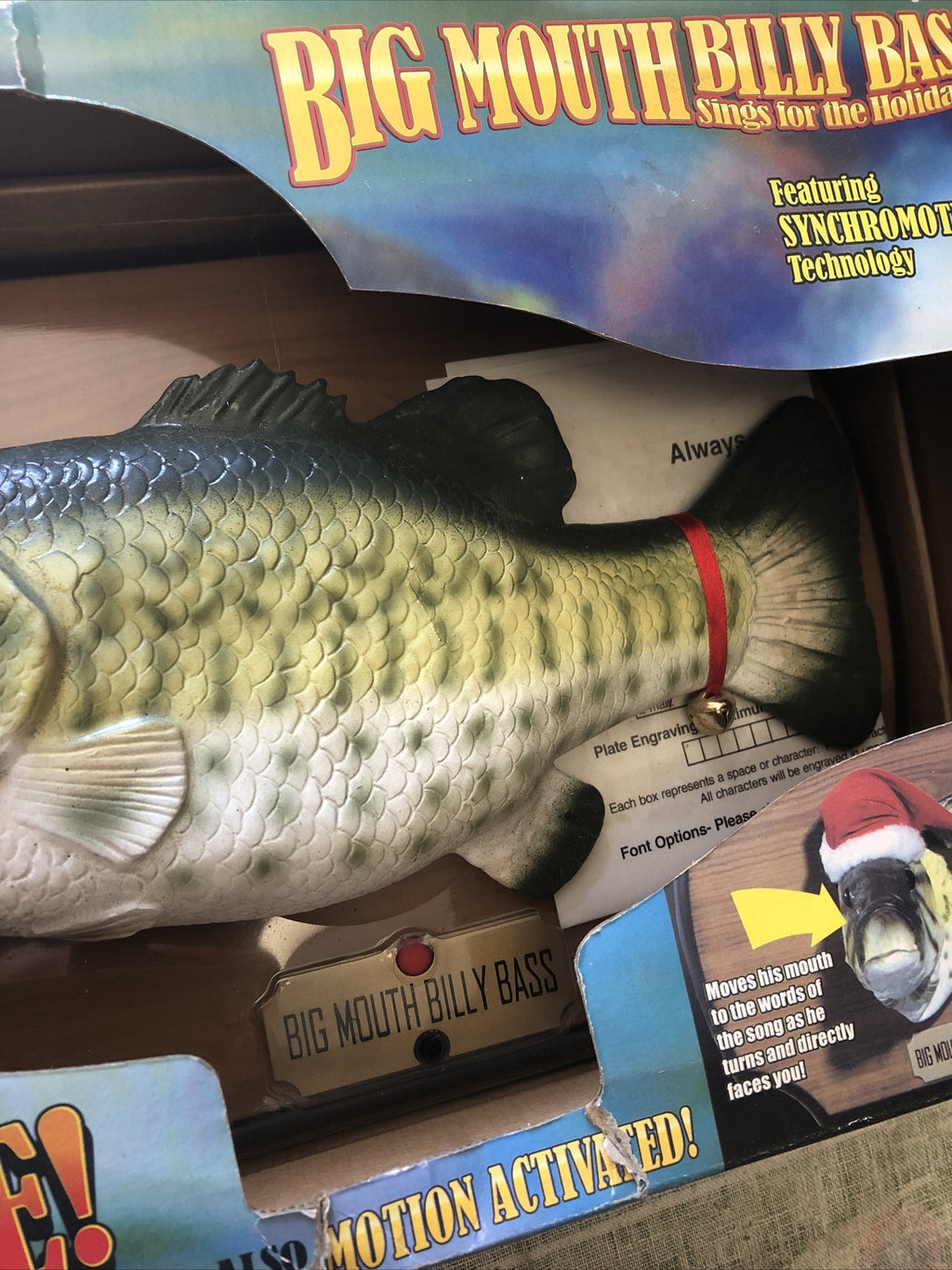 Vintage Big Mouth Billy Bass Sings ‘Twas The Night Before Christmas1