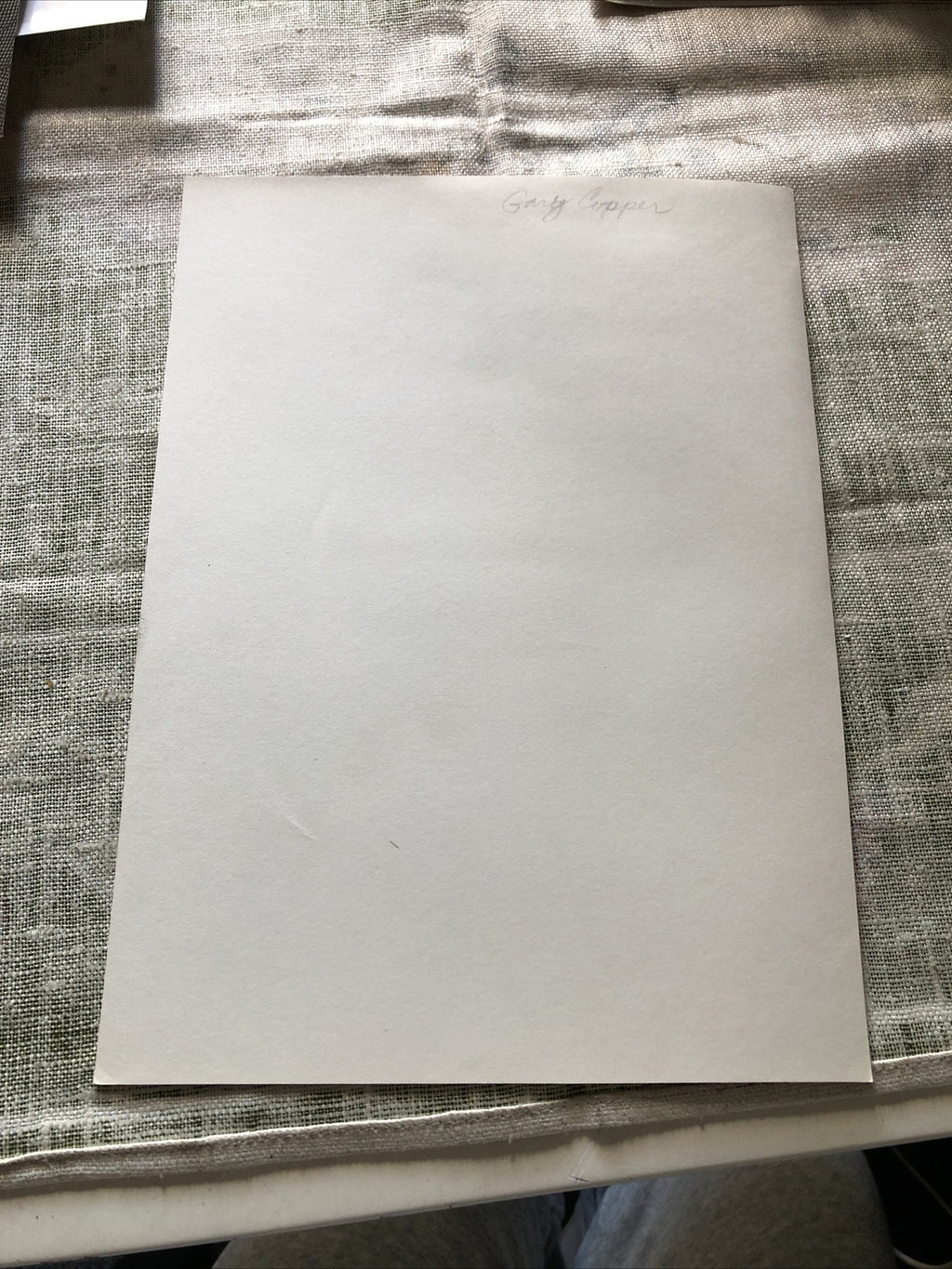 Rare Original Photo Of GARY COOPER Unpublished Vintage Photograph 8.5”x6”7