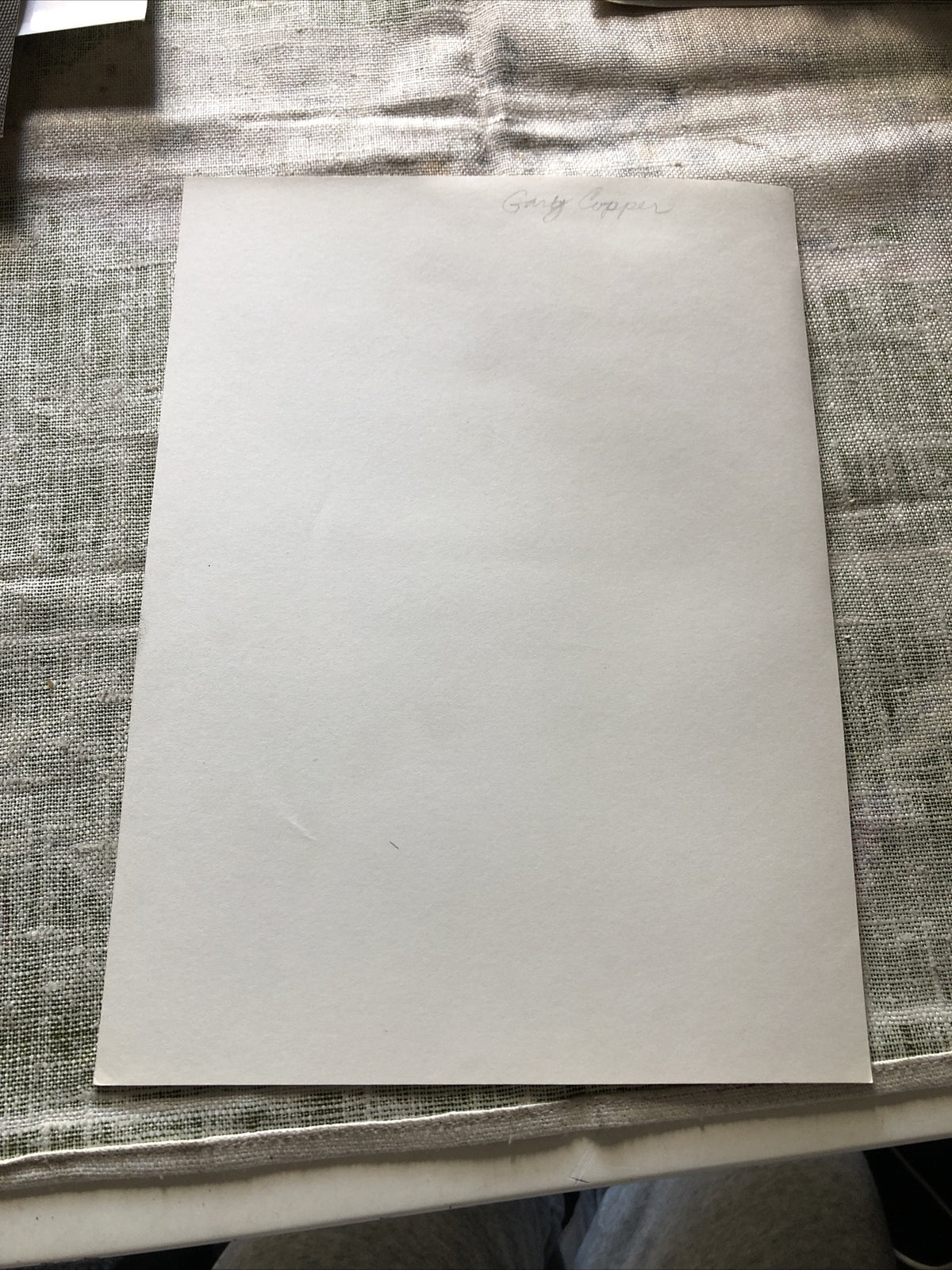 Rare Original Photo Of GARY COOPER Unpublished Vintage Photograph 8.5”x6”7