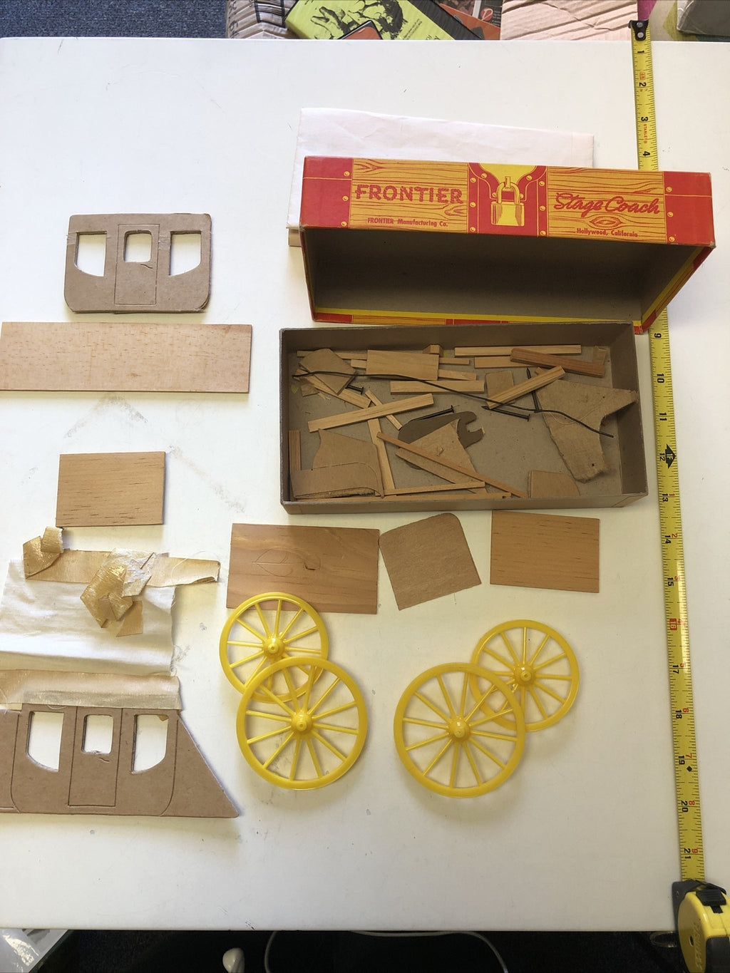 Vintage Frontier Days Stage Coach Build Your own With Instructions3