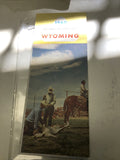 1960 Wyoming official highway road map0