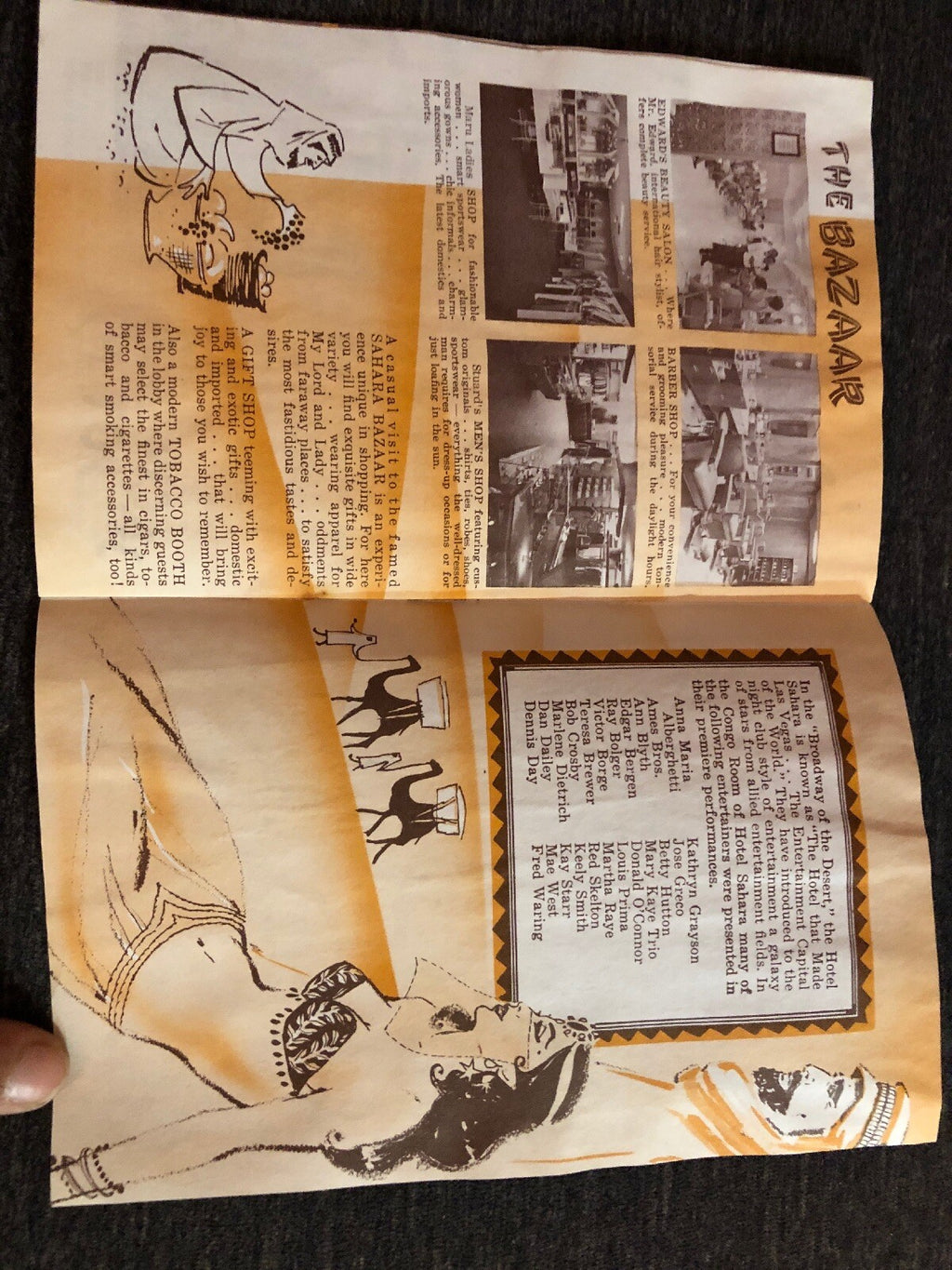 Las Vegas Souvenir Gaming Guide with Arabs and African Native Motif 19545