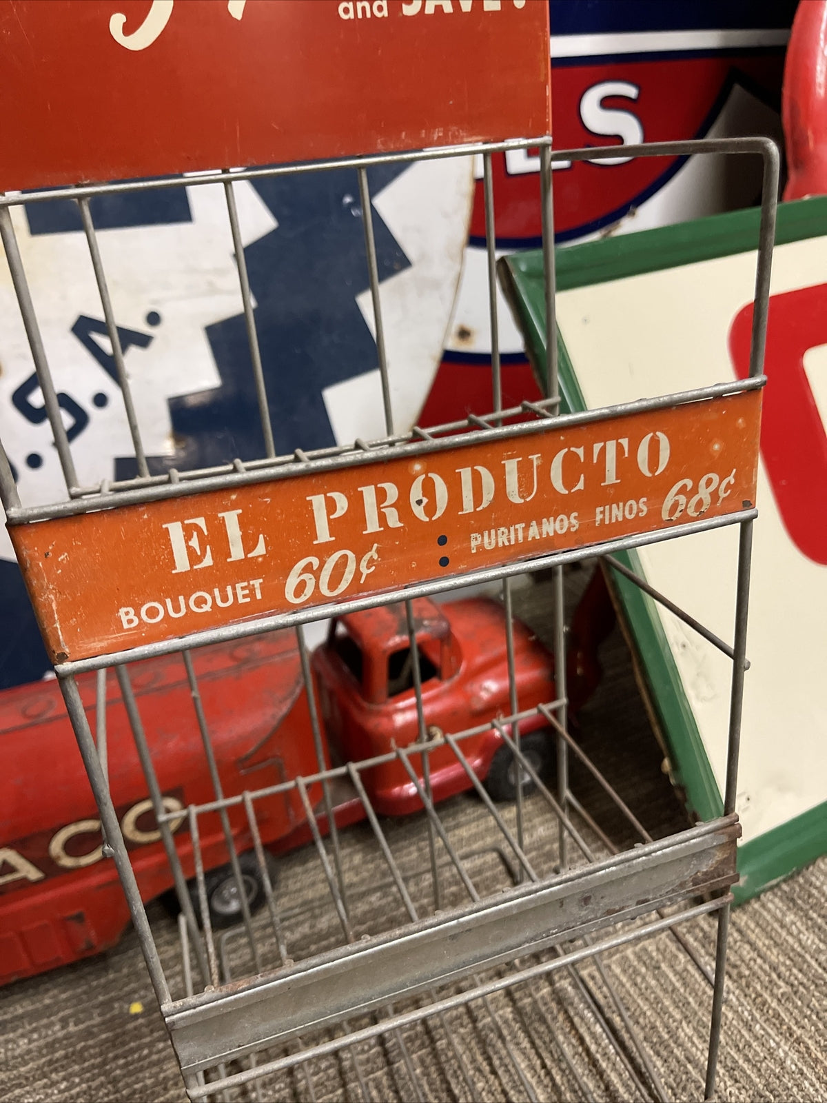 1960s El Producto Cigar Retail Display Case Rack Barn Find Rare2