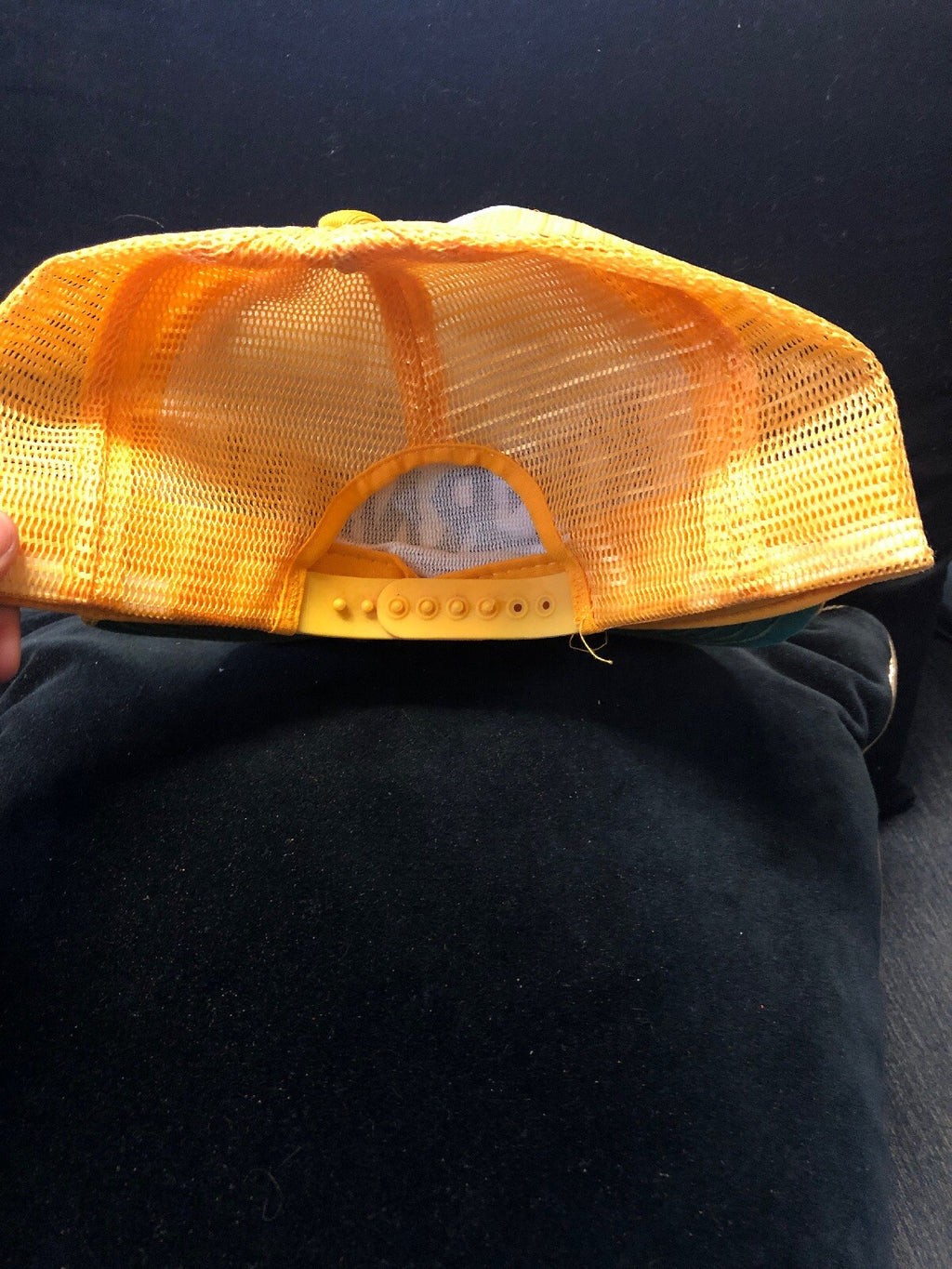 Kiernan Realty Realtors Snapback Cap Hat Made in USA Yellow And White2
