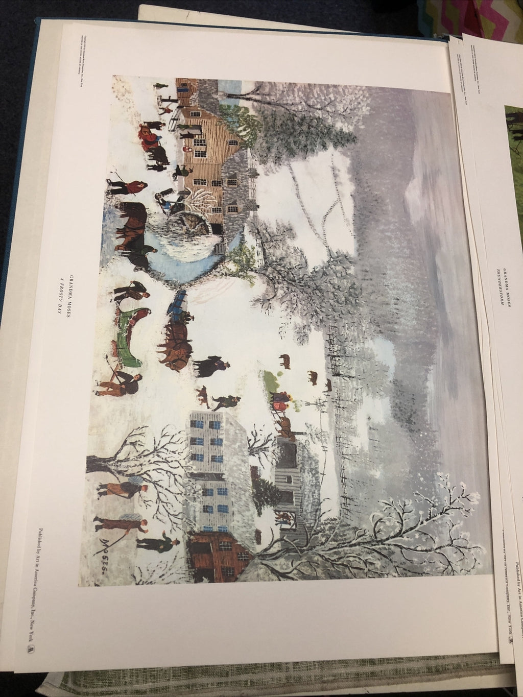 Vintage Grandma Moses Prints Set of 8 Portfolio John Canady 1950's8