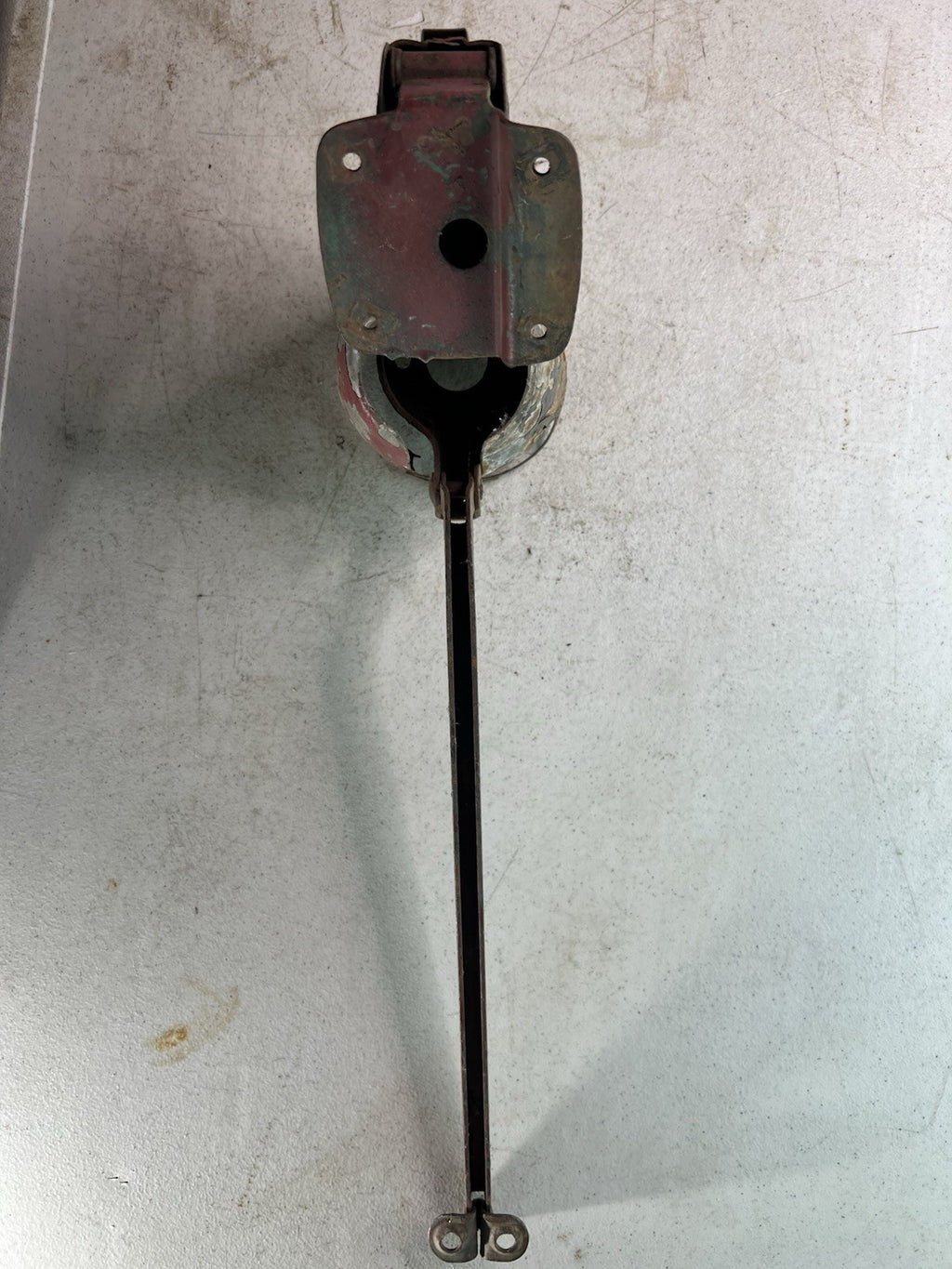 Vintage Red Spotlight or Headlight Mounting Arm Bracket – Farm Truck3