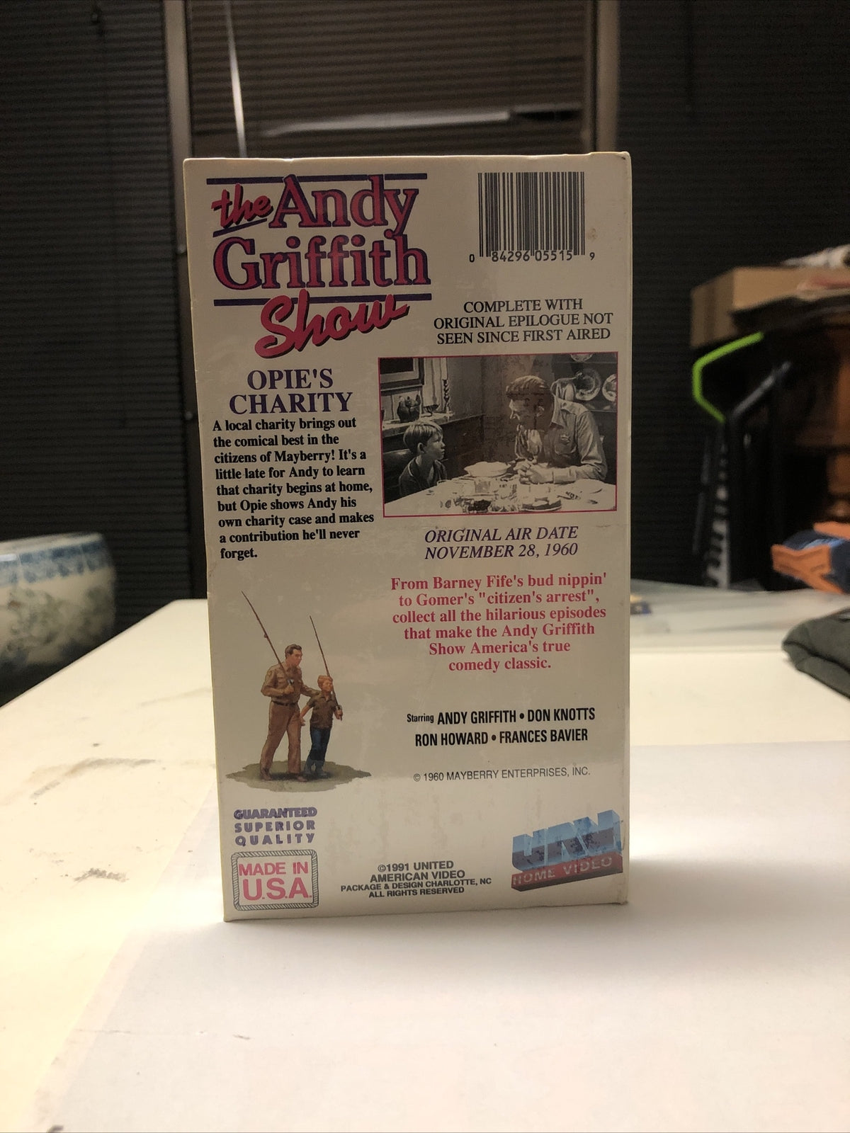 The Andy Griffith Show Opie's Charity(VHS, 1991)Special EDITION COLLECTIBLE RARE2