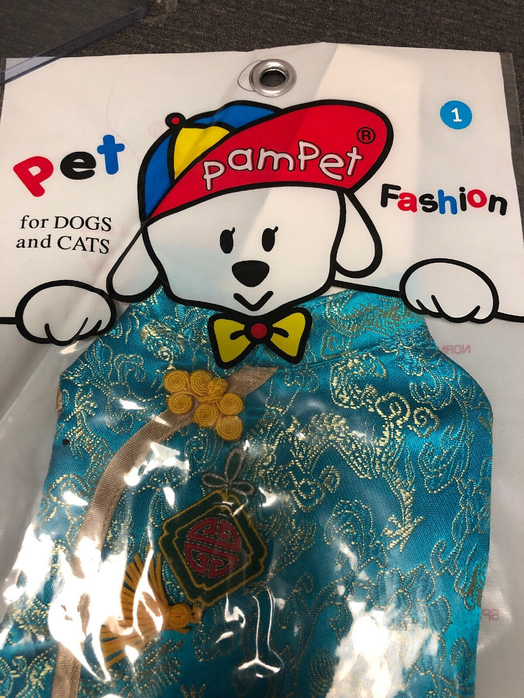Pet Pampet Fashion Dogs And Cats Chinese Dress Couture Size 1 Doggy Styles2