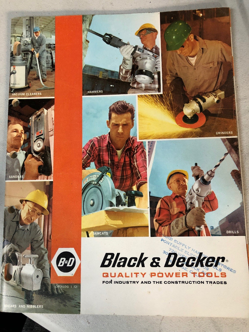 VTG 1965 Black & Decker catalog Quality Power Tools for Industry w/ Price List0