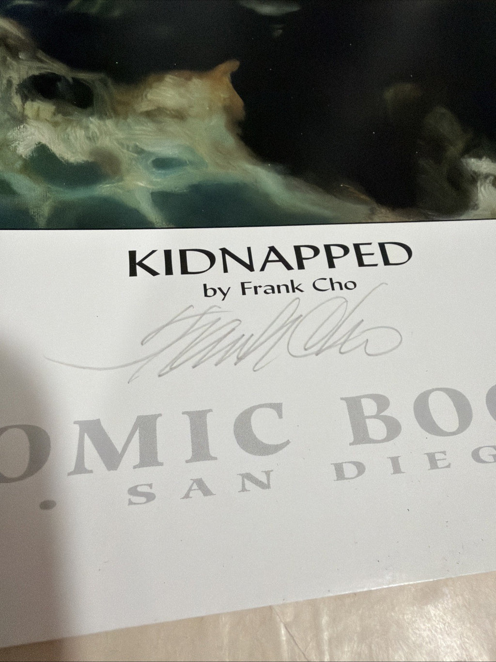 Frank Cho Kidnapped King Kong Jungle Signed Print 2001 SD Comicon Comic Expo3