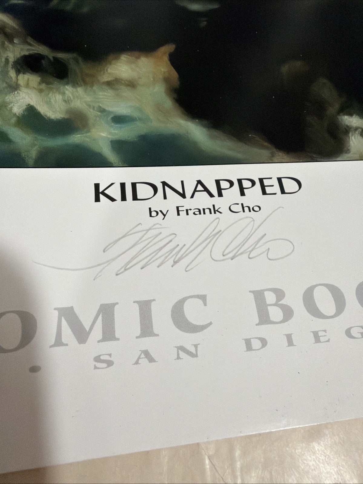 Frank Cho Kidnapped King Kong Jungle Signed Print 2001 SD Comicon Comic Expo3
