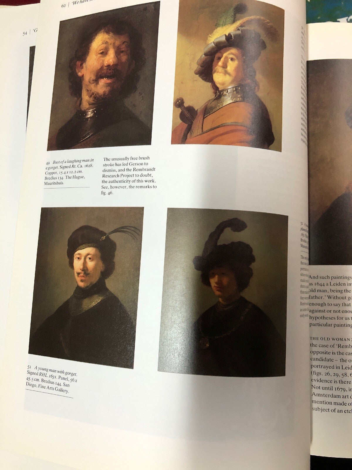 1968 REMBRANDT PAINTINGS HARDCOVER BOOK BY Gary Schwartz - GREAT PHOTOS - I 14665