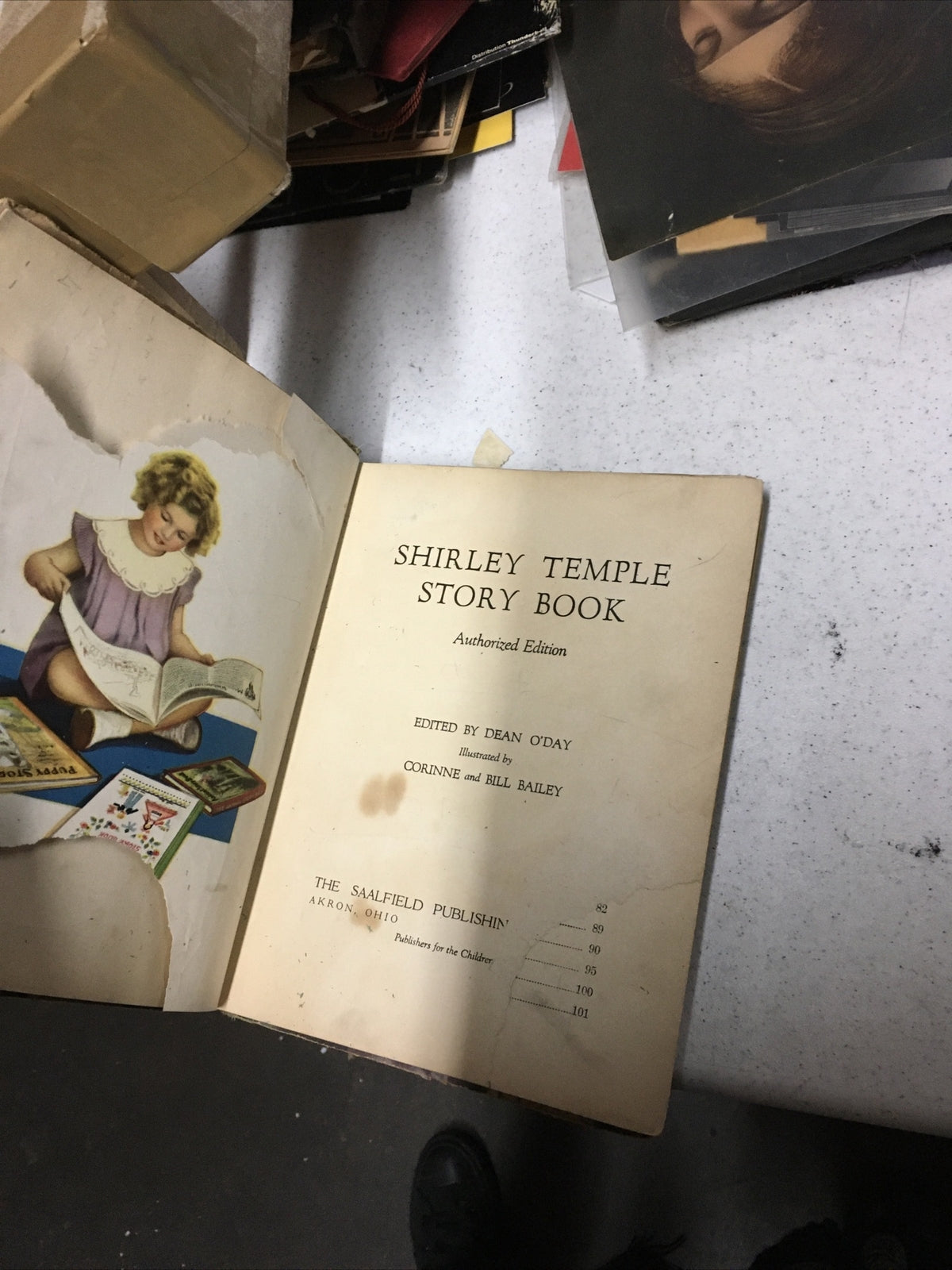 Vintage Sherley Temple's Storybook, 1958, hardcover, Used Illustrated5