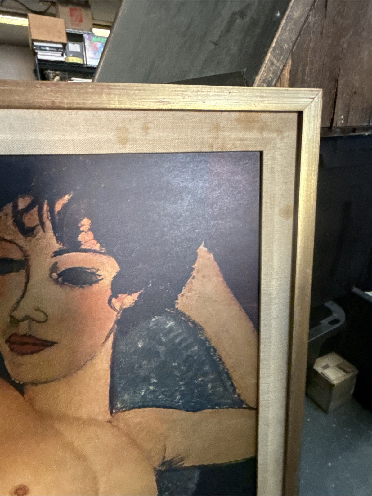 Amedeo Modigliani (Italian, 1884-1920) Old Print Or Litho Framed 22.5” X 33”13