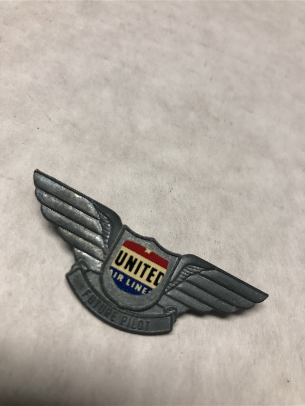 Vintage Lot Of 2 United Air Lines Jr. Stewardess & Future Pilot Wing Pin2