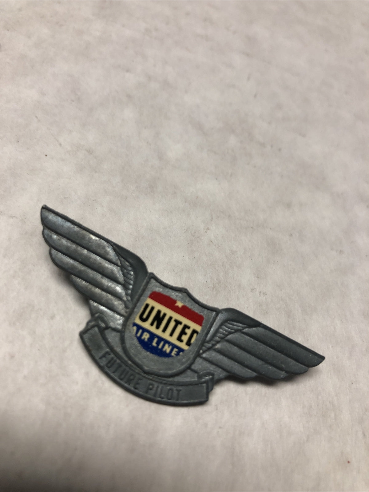 Vintage Lot Of 2 United Air Lines Jr. Stewardess & Future Pilot Wing Pin2
