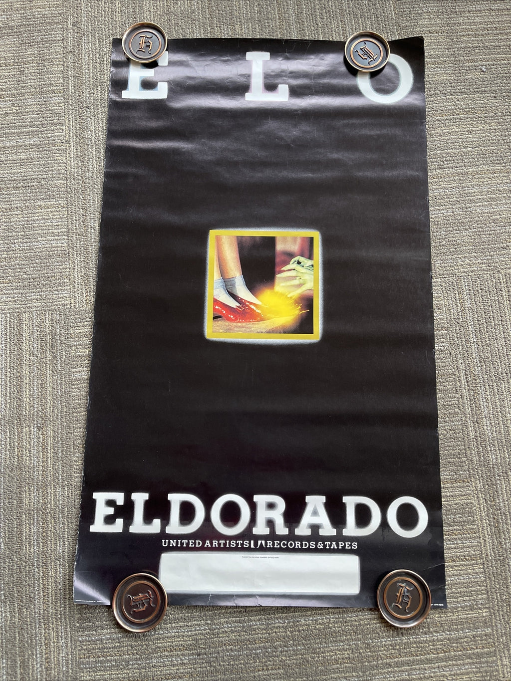 #7 1974 Original ELO Electric Light Orchestra Eldorado Record Store Promo Poster0