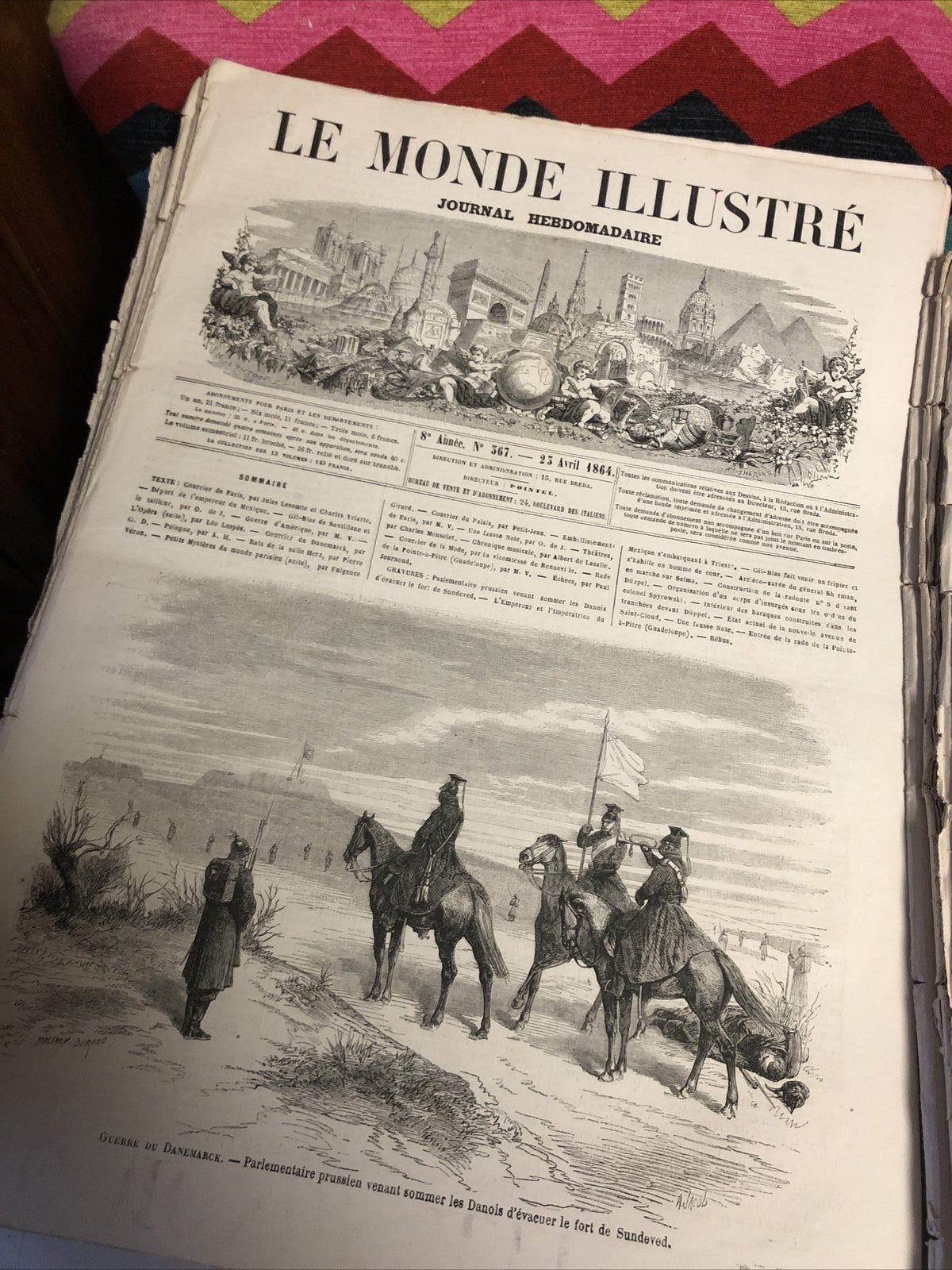 Le Monde Illustre Journal Hebdomadaire 1864-68 Lot Of 55 Issues Civil War Era5