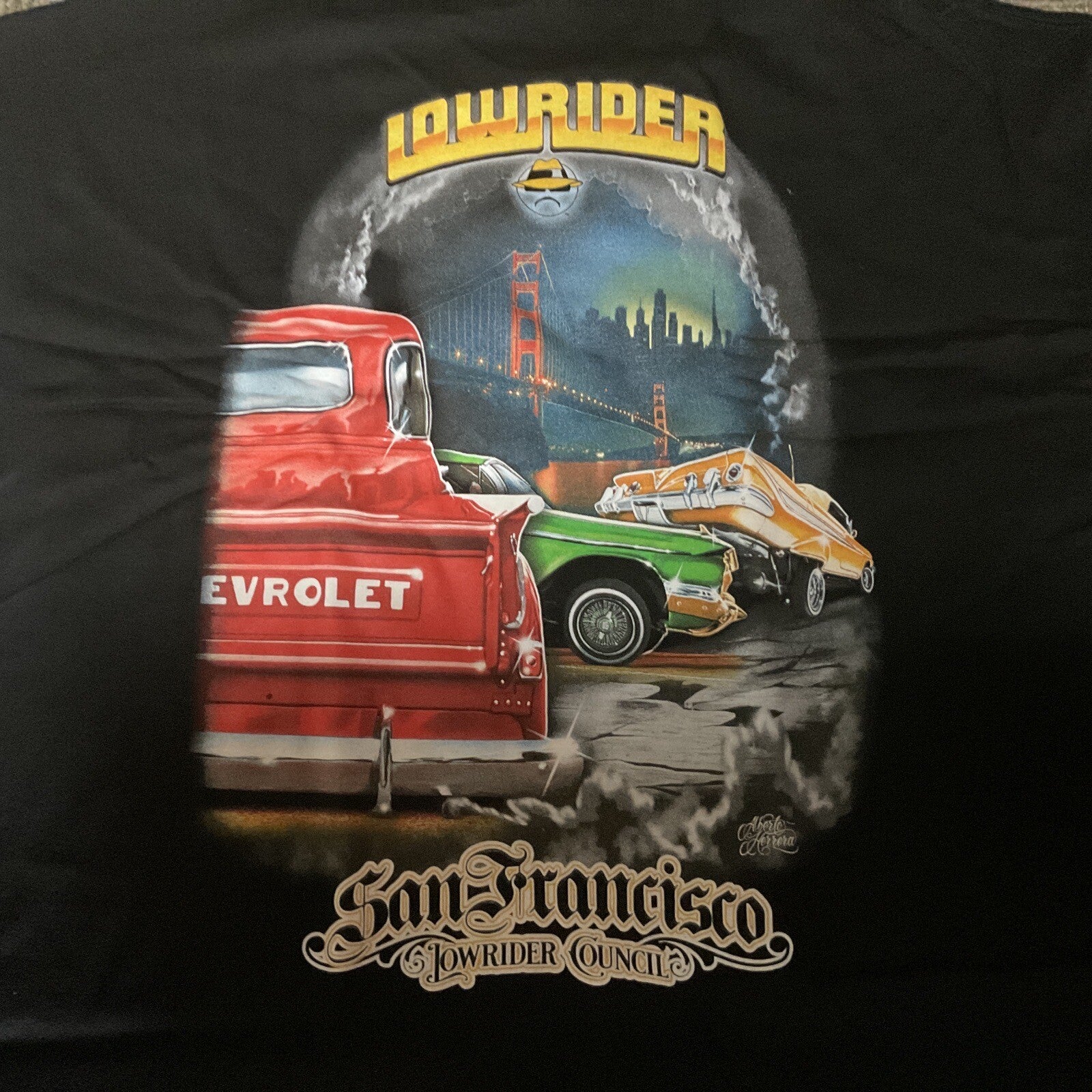 Authentic Lowrider Clothing Tee Shirt Size XXXL San Fransico Lowrider council4
