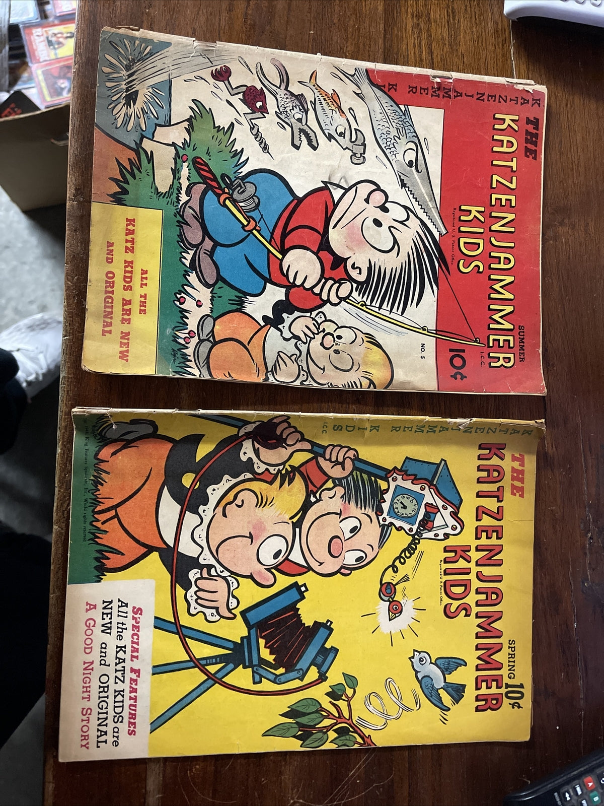 DAVID MCKAY PUBLICATIONS THE KATZENJAMMER KIDS #4,5 RARE/HTF 19480