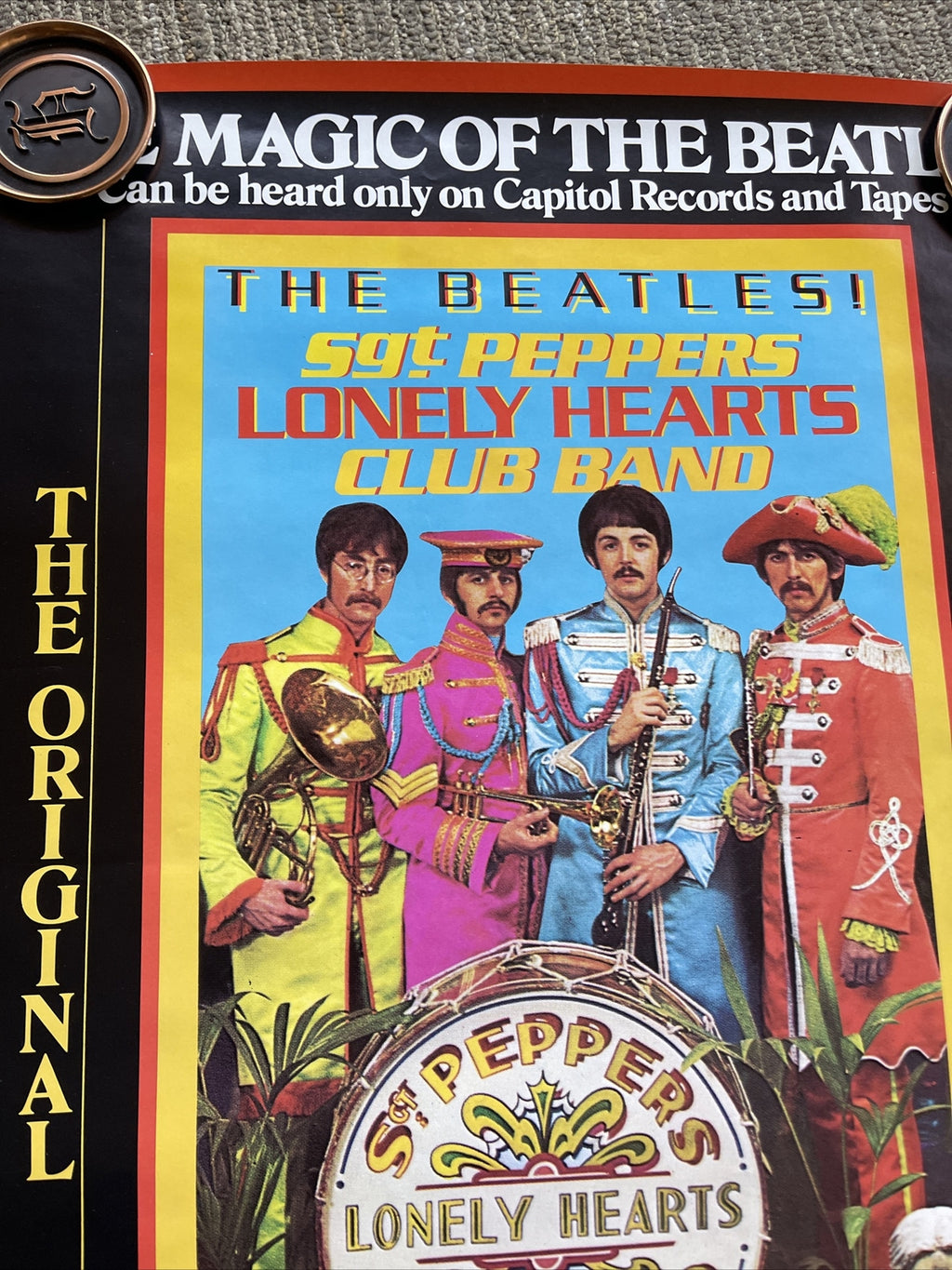 #30 1978  Sgt Peppers Lonely Hearts Club The Beatles Record Store Promo Poster2