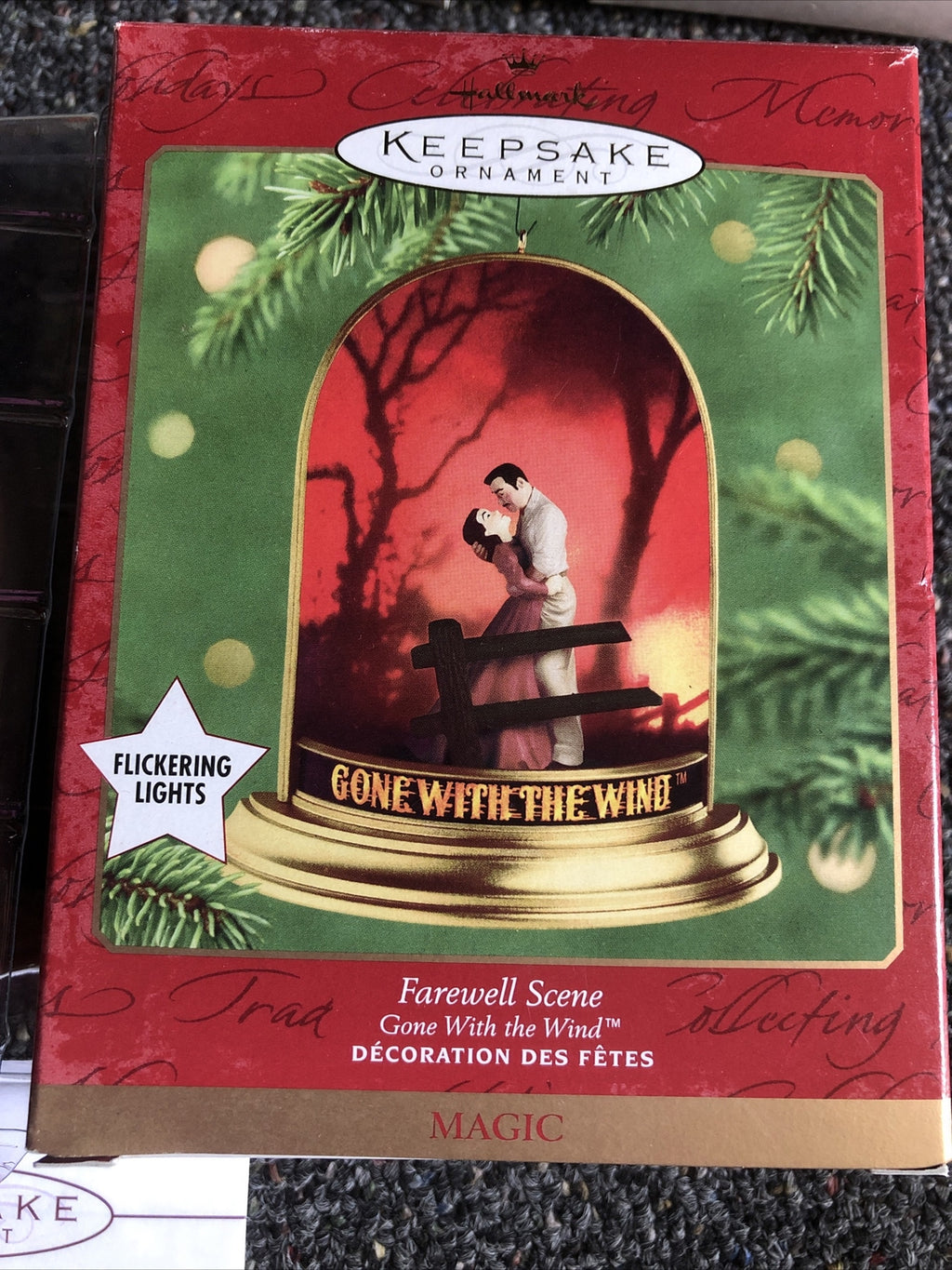 Hallmark Keepsake Ornament Gone With the Wind Farewell Scene Flickering Lights2