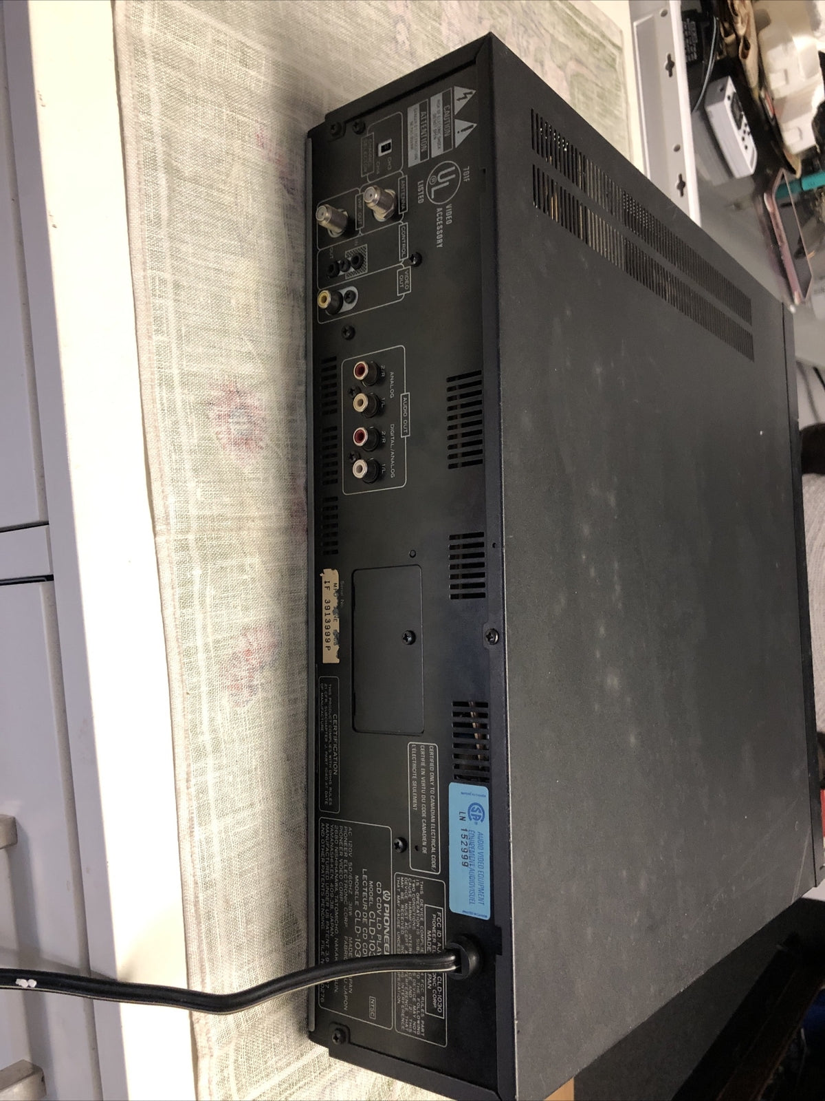 PIONEER CLD-1030 Laser Disc Player3
