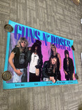 #147 1987 Guns n Roses Record Store Promo Poster 24” X 36”0