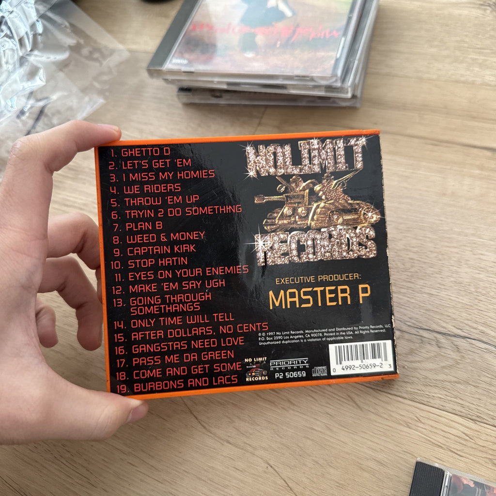 Classic Hip-Hop CD Lot: Nas Illmatic, Master P Ghetto D, Mystikal, Slick Rick16