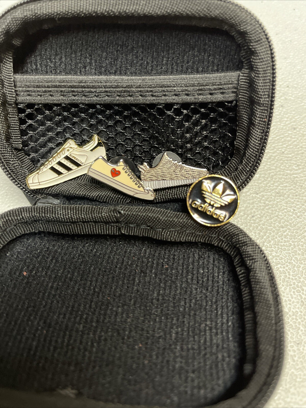 Lot Of 4 Different Adidas Shoe Logo Lapel Enamel Hat Pins Pin Sneakers Yeezy0