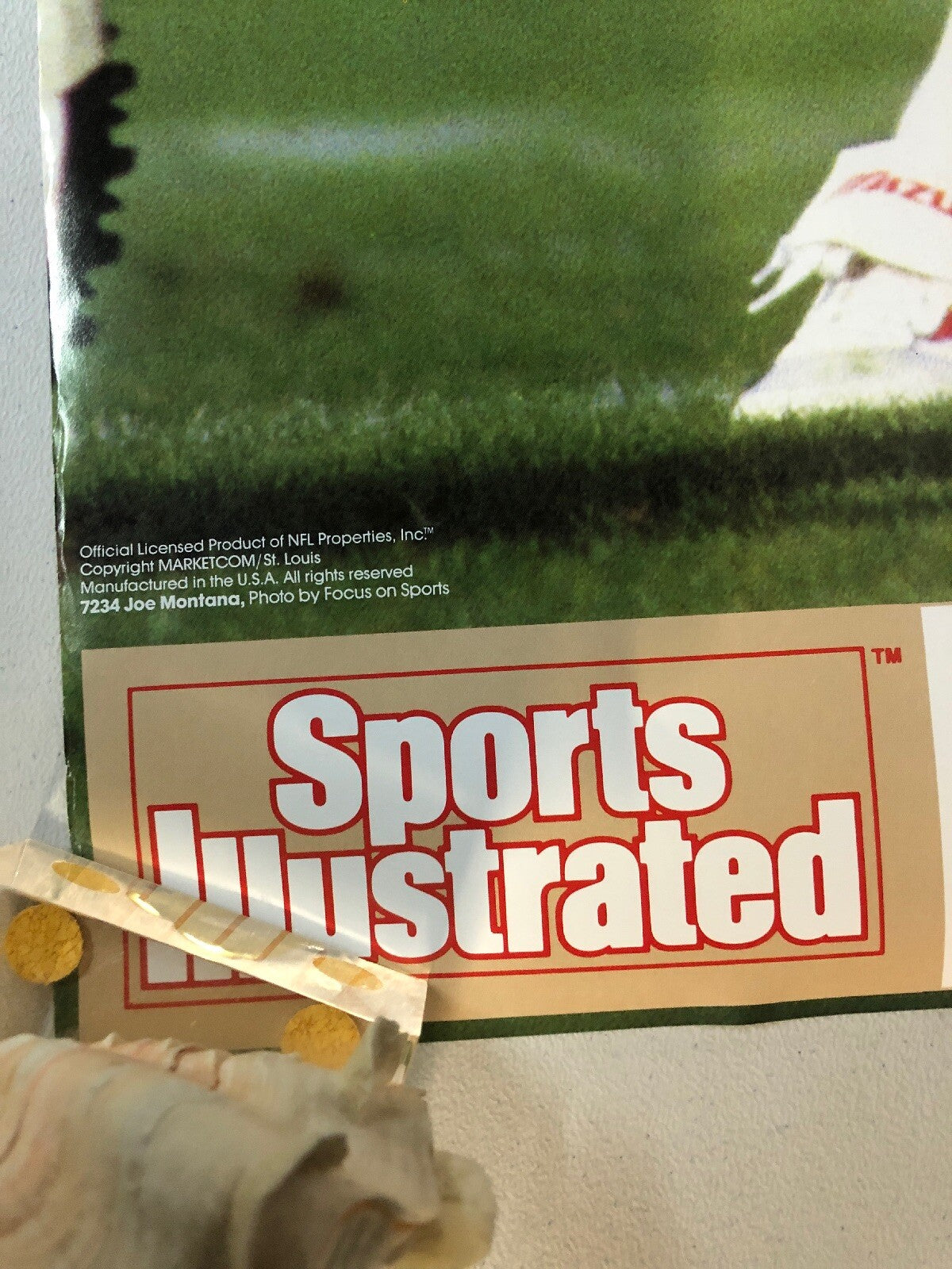 San Francisco 49ers JOE MONTANA Glossy Photo NFL Football Poster 35”x23”2