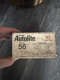 NOS Vintage Autolite 56 Spark Plugs Box of 10 Replaces Champion0