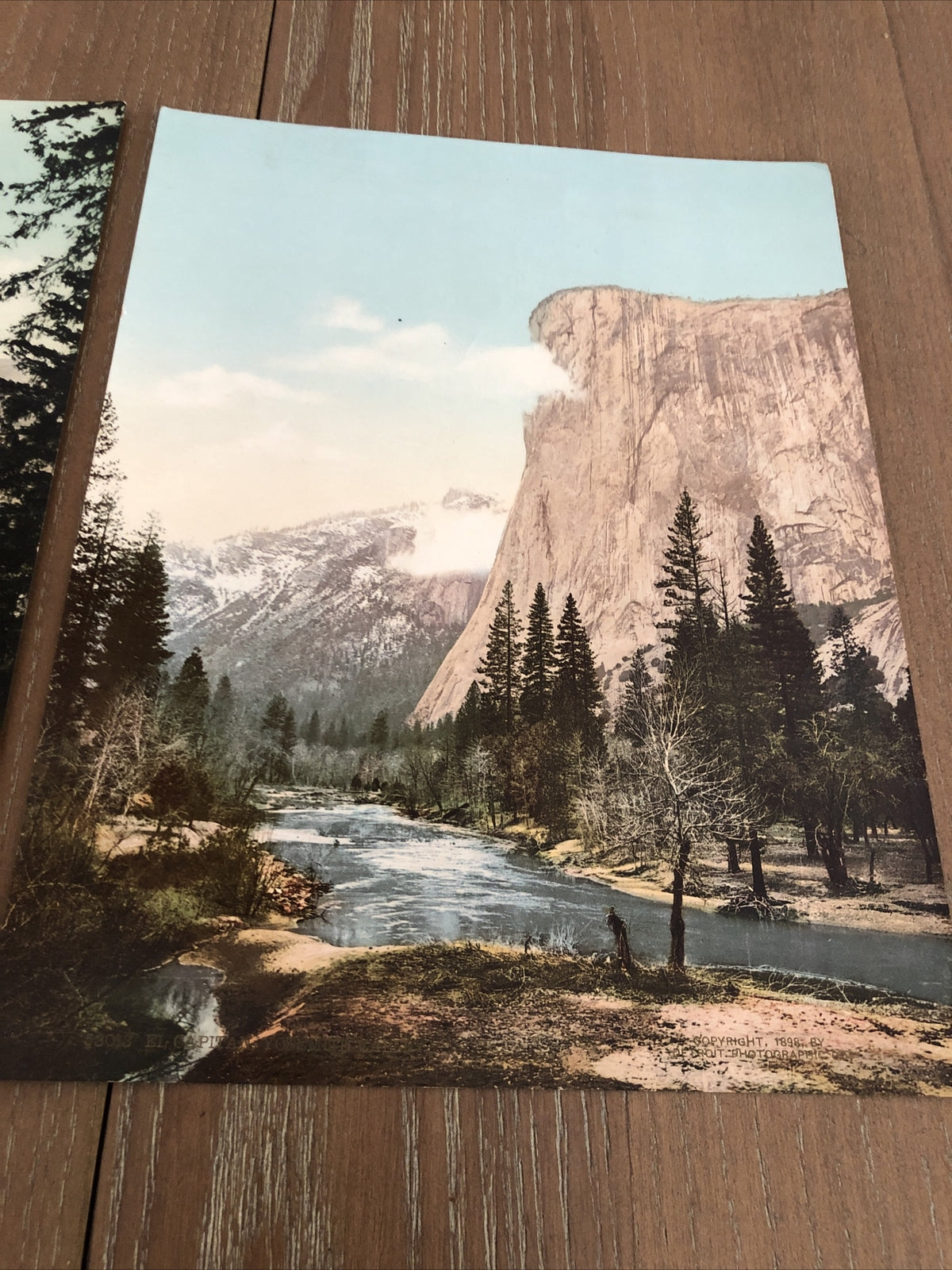 SUPERB 1898 Original Photo Lot Of 2 South  Dome El Capitan YOSEMITE 7” x 9”2