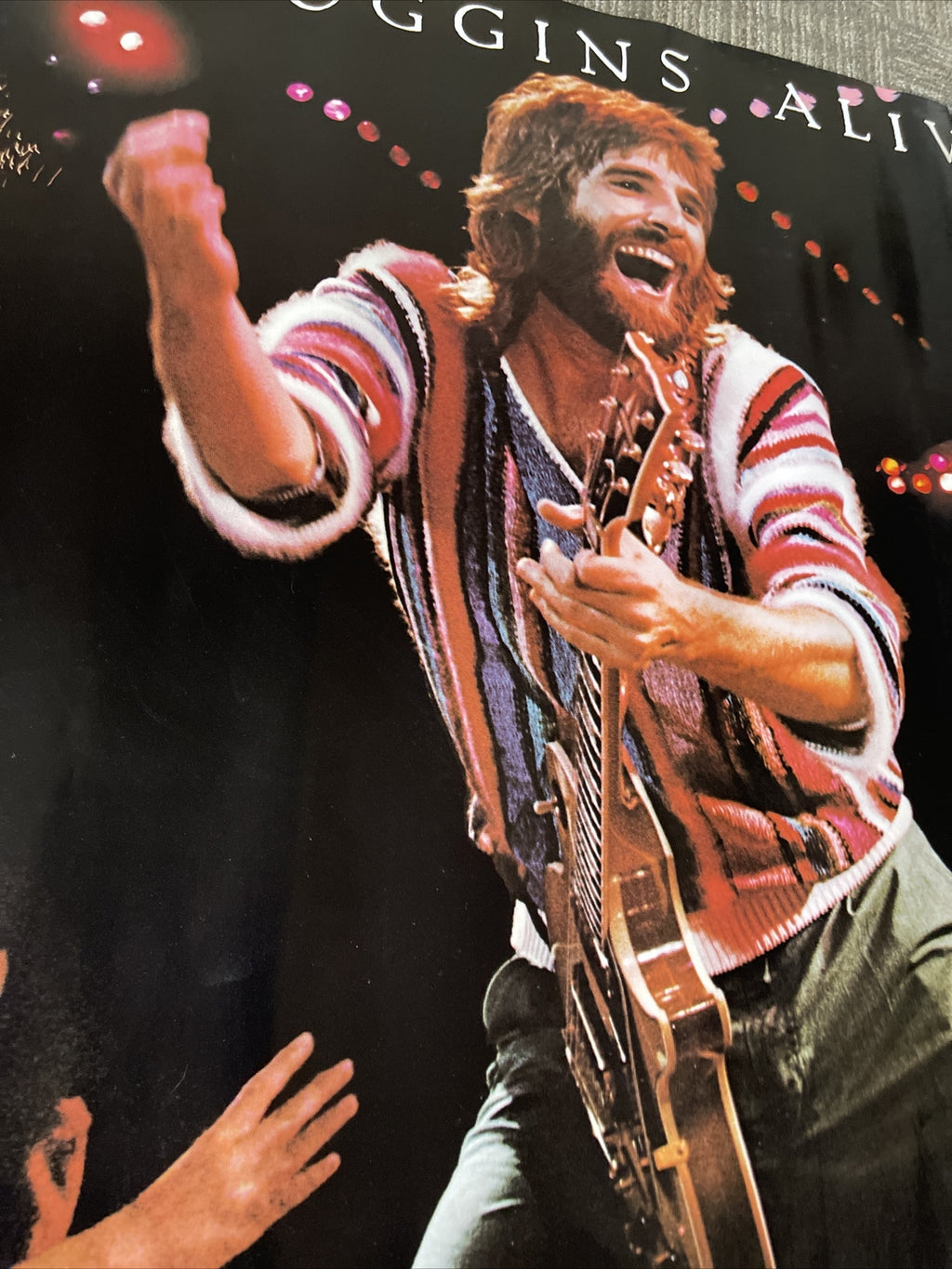 #199 Vintage 1980 Kenny Loggins Concert Alive Promo Poster 36” X 36”8