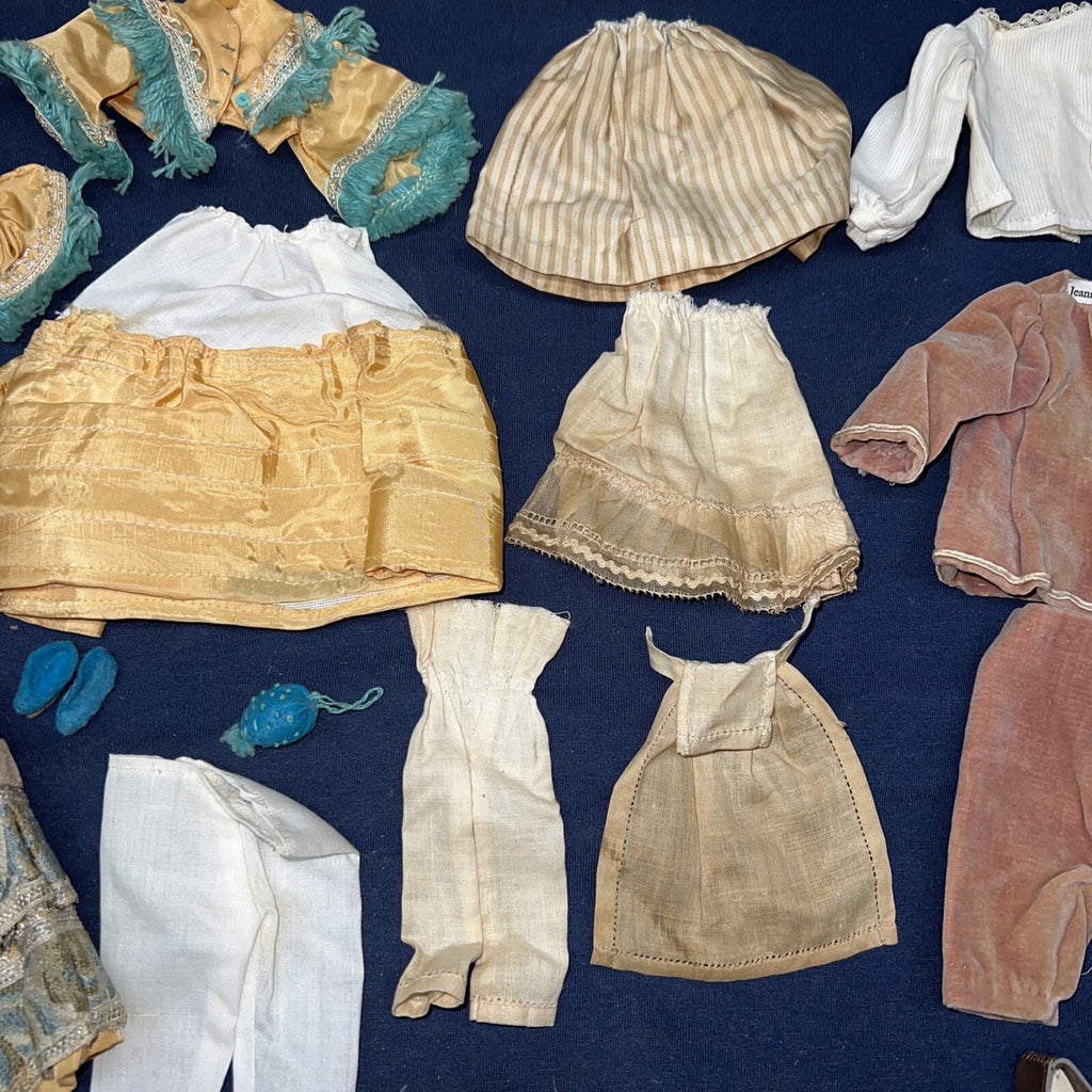 Lot of Antique Vintage Doll Clothing Outfits Unique Handmade4