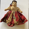 Lenci Type Italian * Antique Handmade Cloth Doll Painted Face 12”0