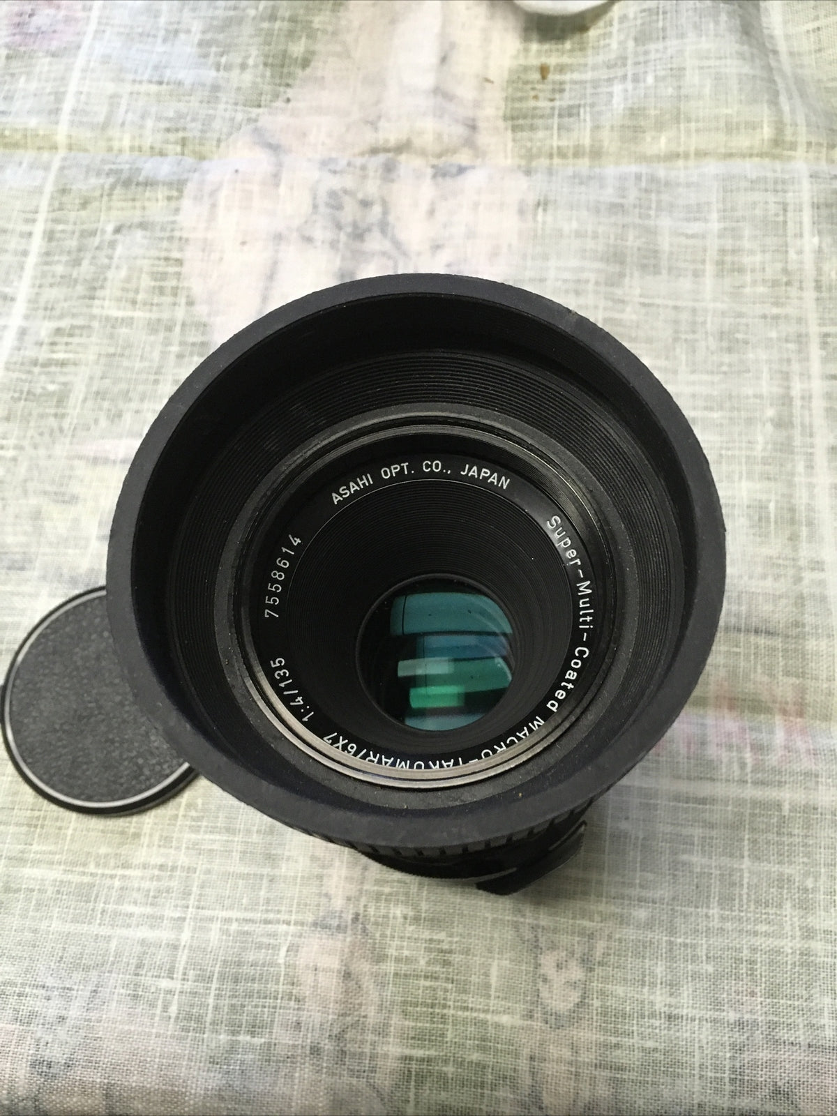 Asahi Super-Multi-Coated Macro-Takumar /6x7 1:4/135 Camera Lens1