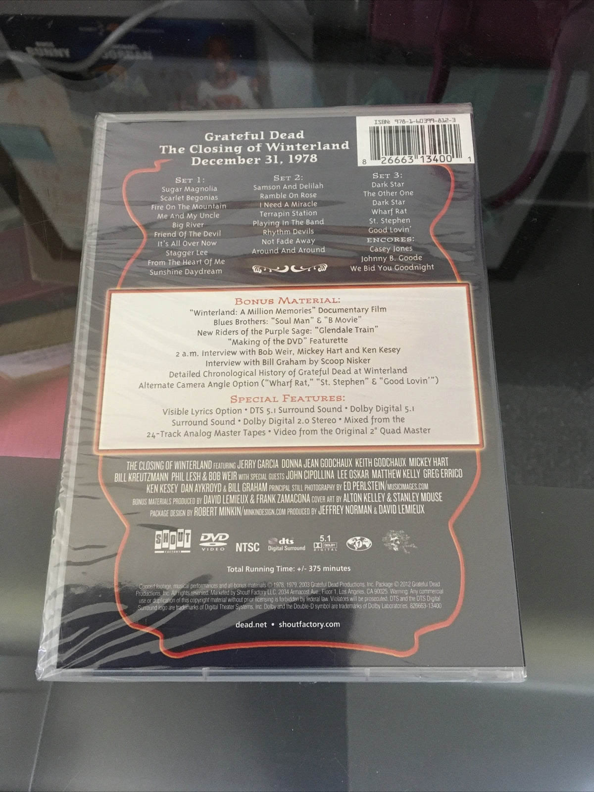 Grateful Dead The Closing Of Winterland DVD New Years Eve December 31, 19781