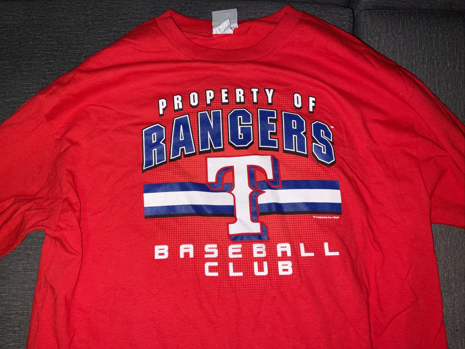 Texas Rangers MLB Classic Red Rangers Baseball Club XL Long Sleeve Shirt1