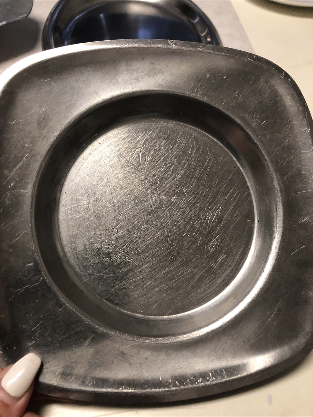 Lot Of 5 Stainless Steel Serving Trays Mixed Lot See Pictures For Measurements3