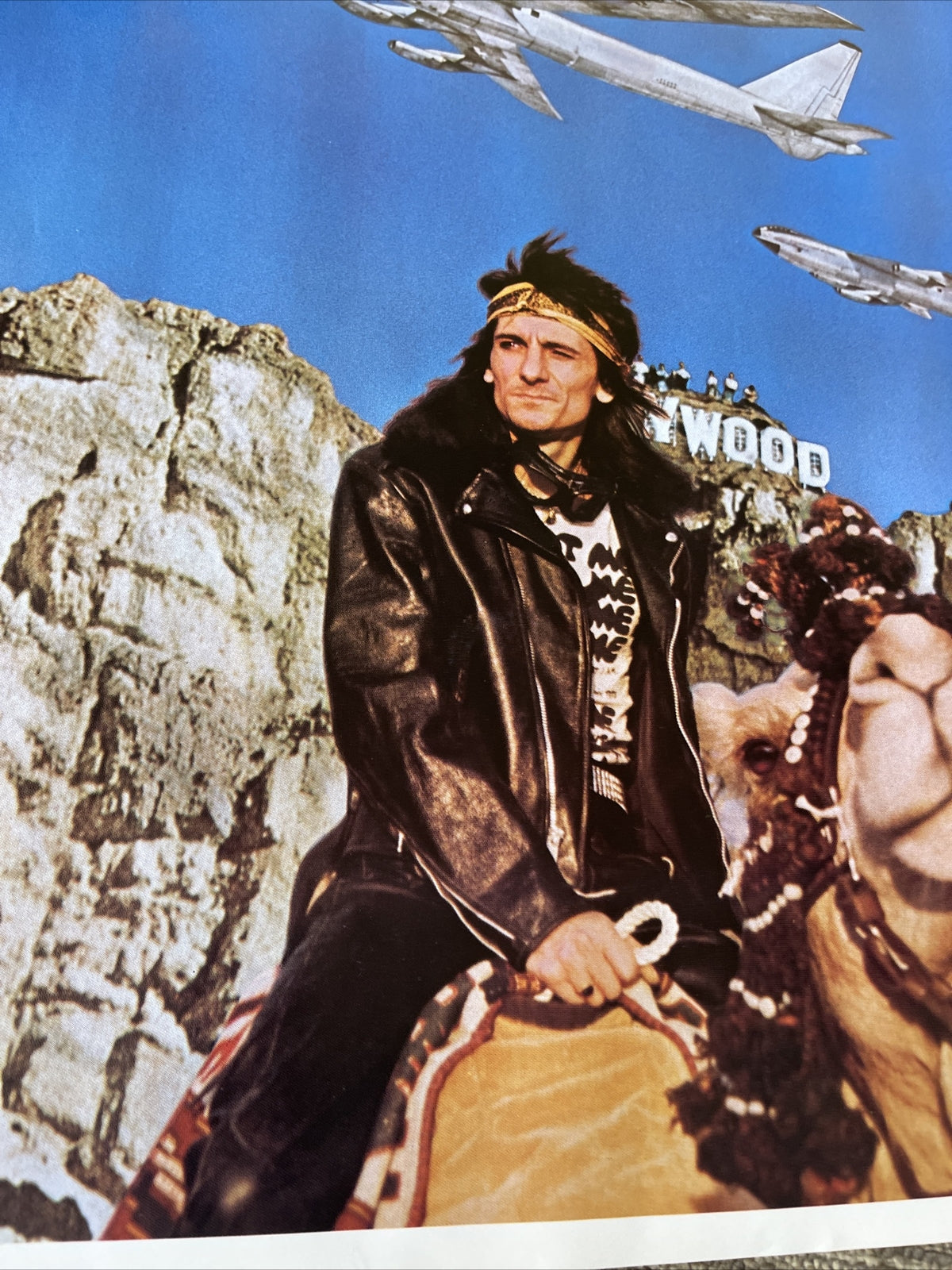 #33 1981 Ronnie Wood Poster 1 2 3 4 1234 The Rolling Stones Riding a Camel2