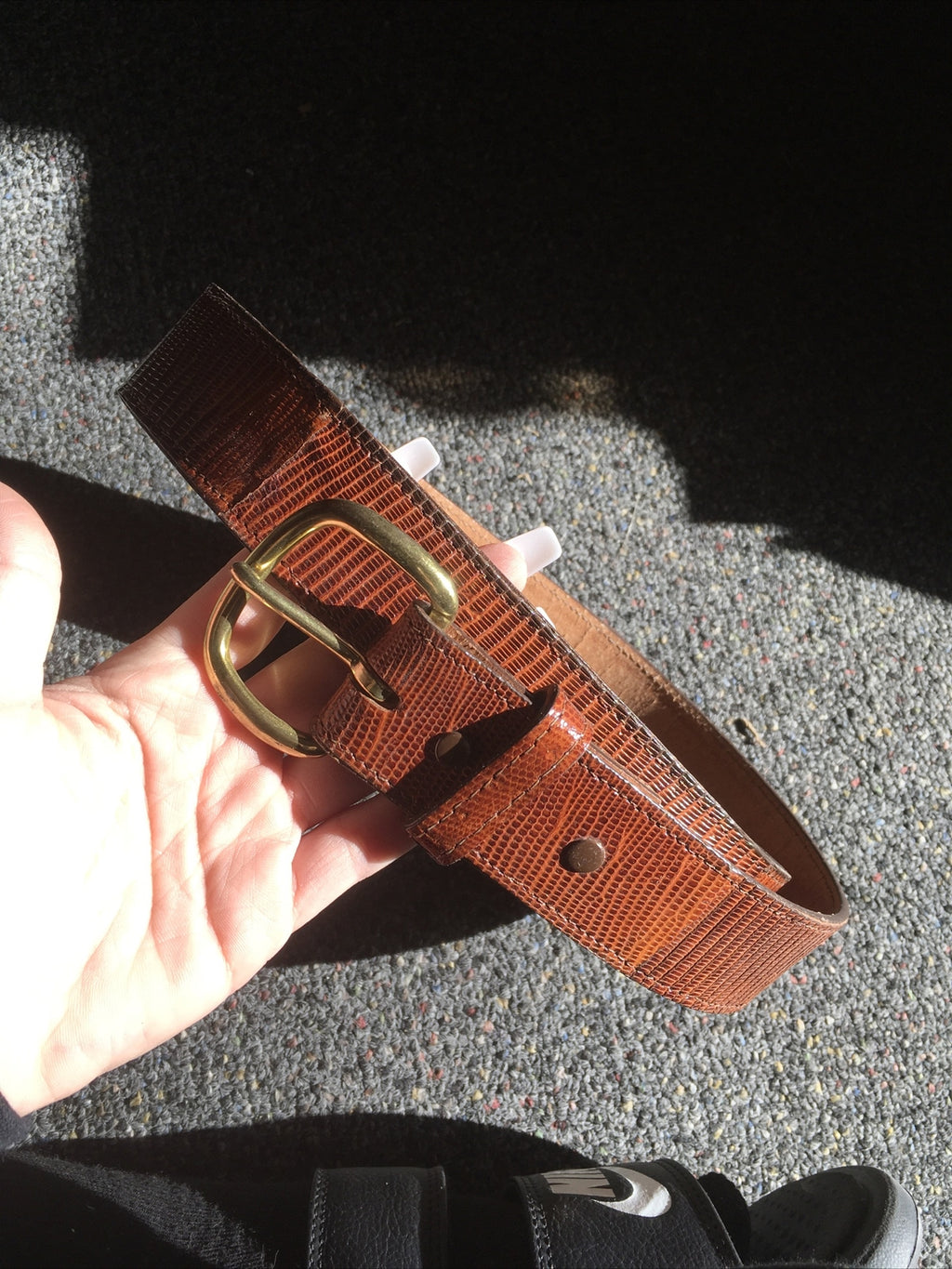 Vintage BONA ALLEN Leather Western Belt Size 360