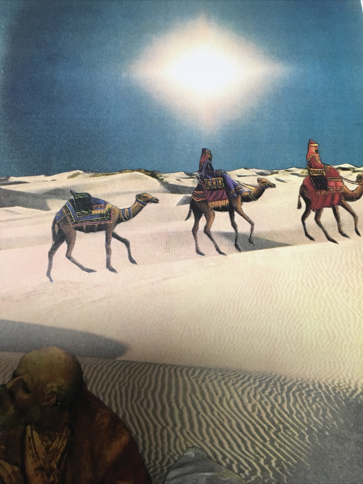 1993 Artist BARRY KITE Signed Art Print “Two Wise Men” Pop Art, Satire, 14”x11”2