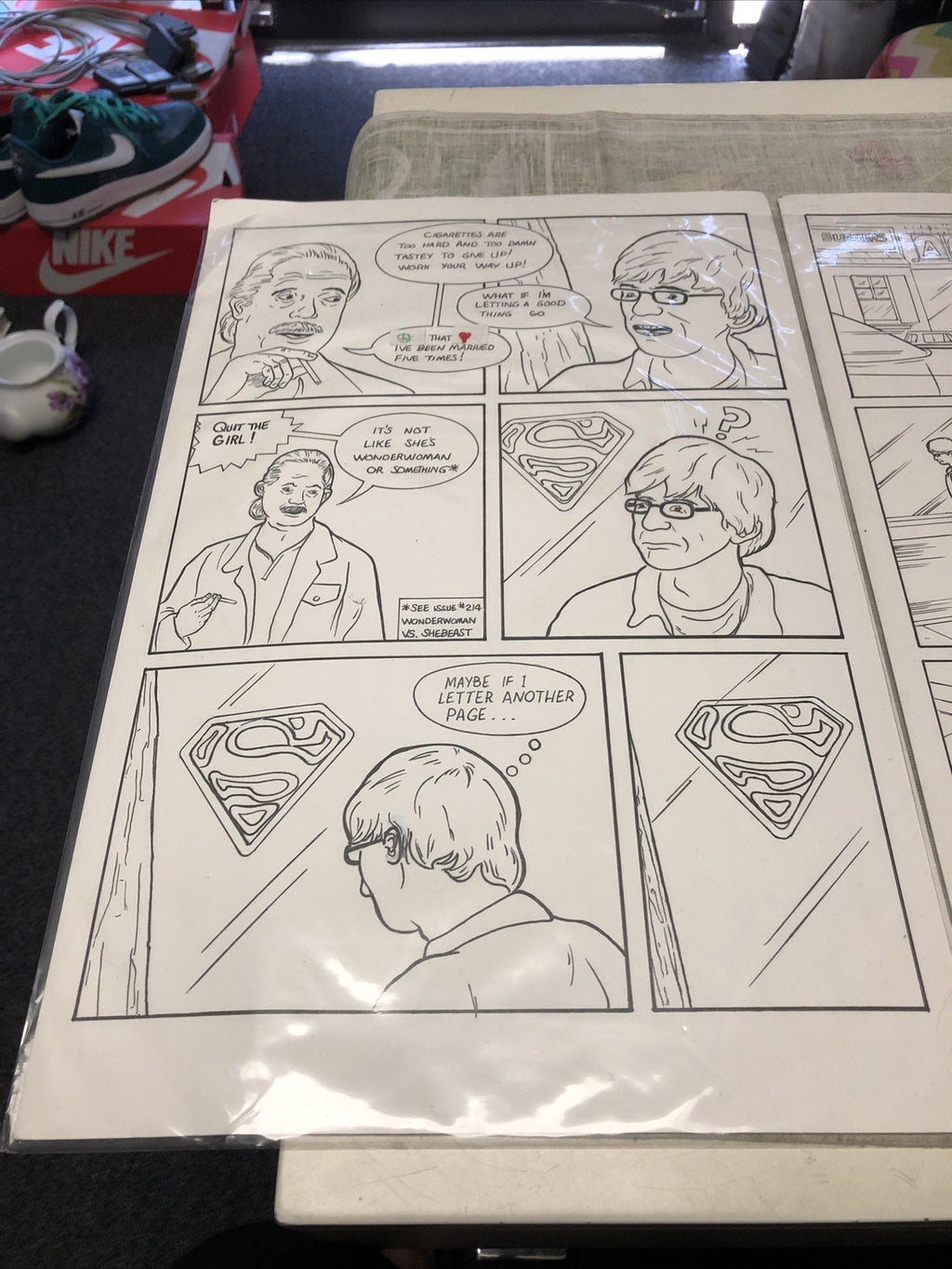 Al’s Comics Posters Lot Of 2 Black & White 17”x11”1