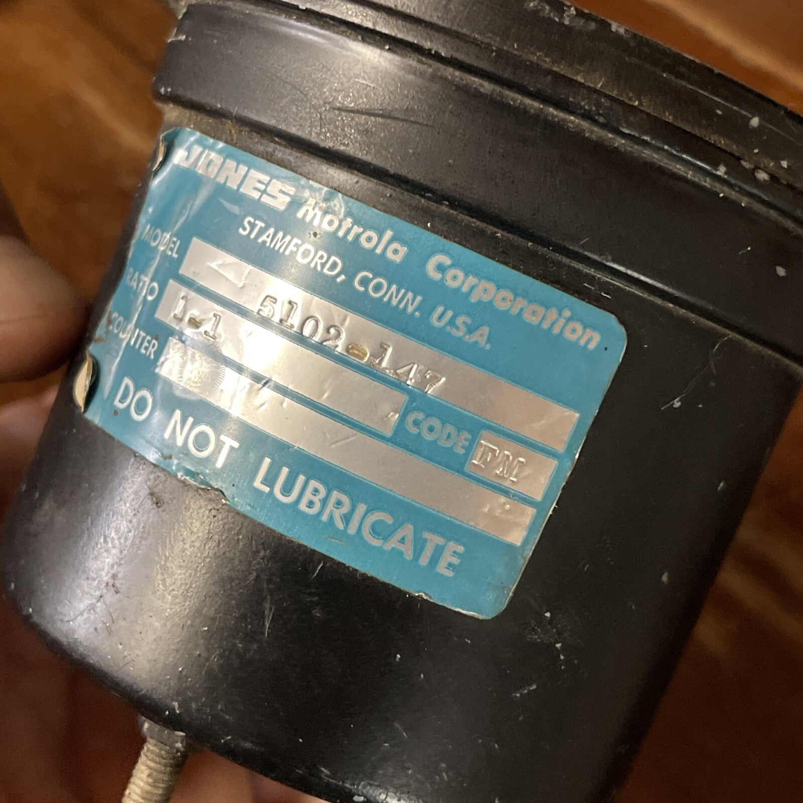 RARE JONES MOTOROLA VINTAGE TACHOMETER AUTOMOTIVE MARINE ORIGINAL Gauge5