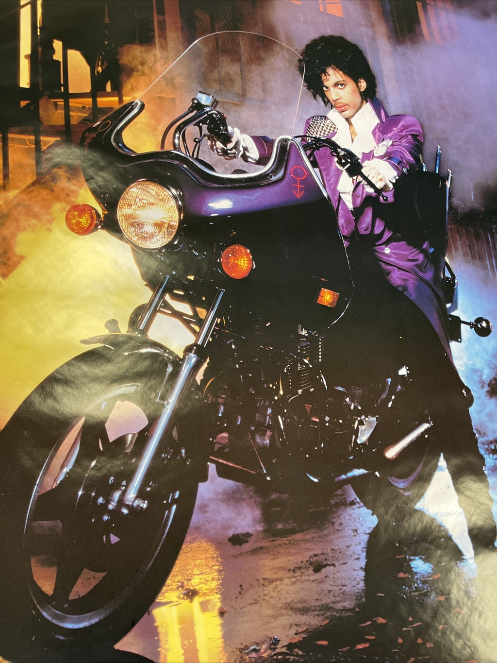 #146 1984 PRINCE Purple Rain Record Subway Promo Poster 60” X 40”2