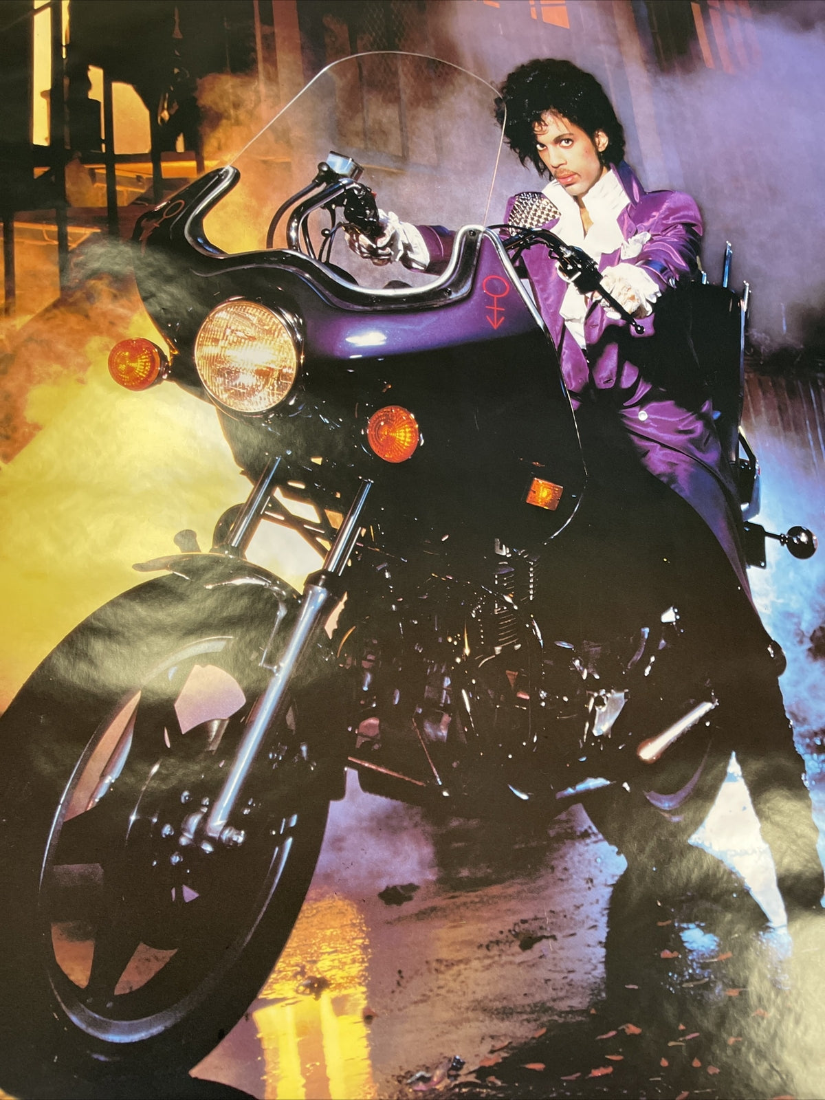 #146 1984 PRINCE Purple Rain Record Subway Promo Poster 60” X 40”2
