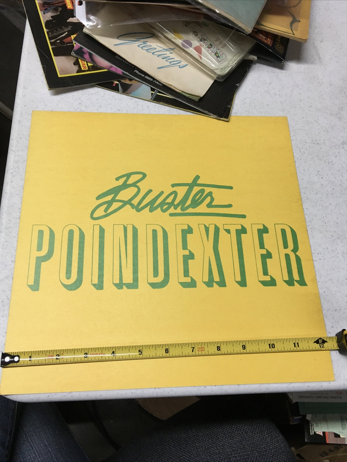 Buster Poindexter Buster Poindexter 12 1/2X 12 1/2 Inch Poster Vinyl Poster0