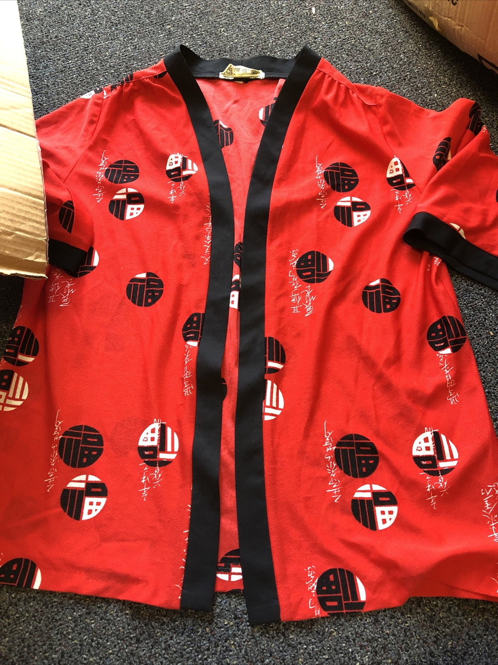 Vintage Japanese Kimono Robe One Size0