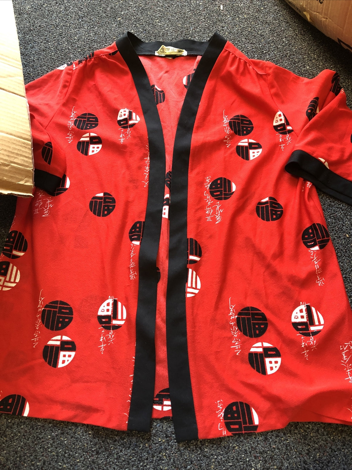 Vintage Japanese Kimono Robe One Size0